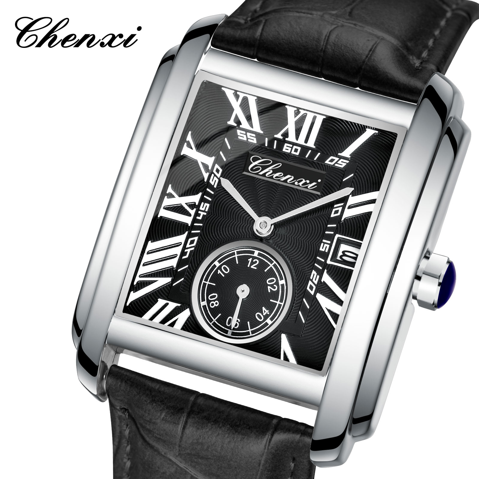 Leather Watch Band Men - Chenxi 8216 New Fashion Boy Classic