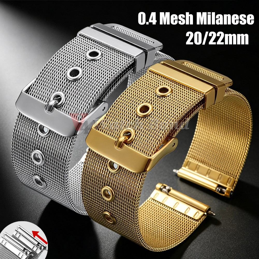 Mesh Strap Metal - 0.4 Mesh Milanese Strap Stainless Steel