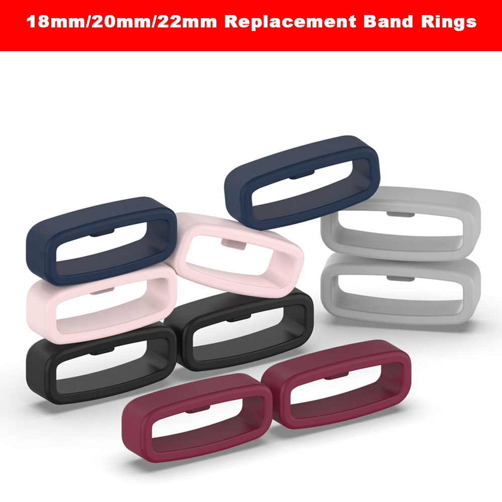 Silicone Watch Band 22Mm - 18 20 22mm Watch Band Ring