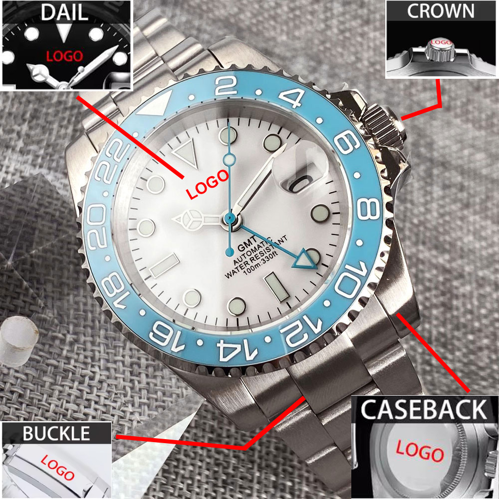 Stainless Bracelet Diver - Customized 40mm Ice Blue Dial 200M