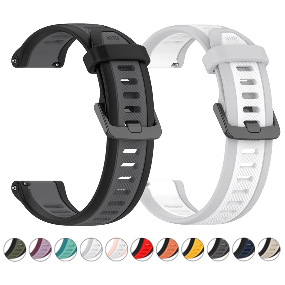 Silicone Watch Band 22Mm - 22mm 20mm 18mm Texture Silicone Strap