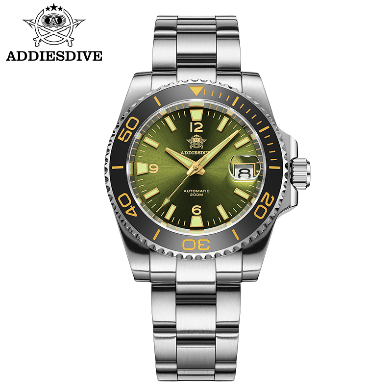 Stainless Bracelet Diver - ADDIESDIVE New Diving Gift Watch Men