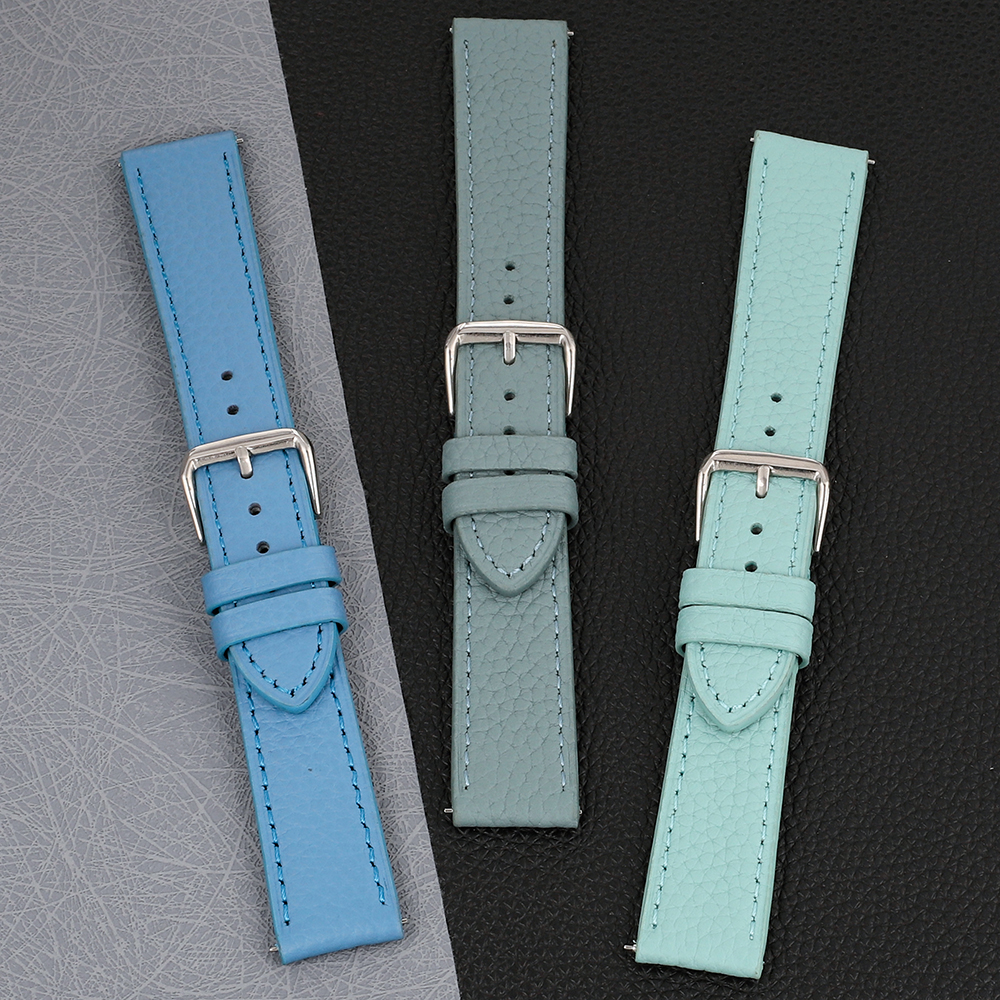Canvas Strap Watch - Universal Genuine Leather Watch Strap Litchi