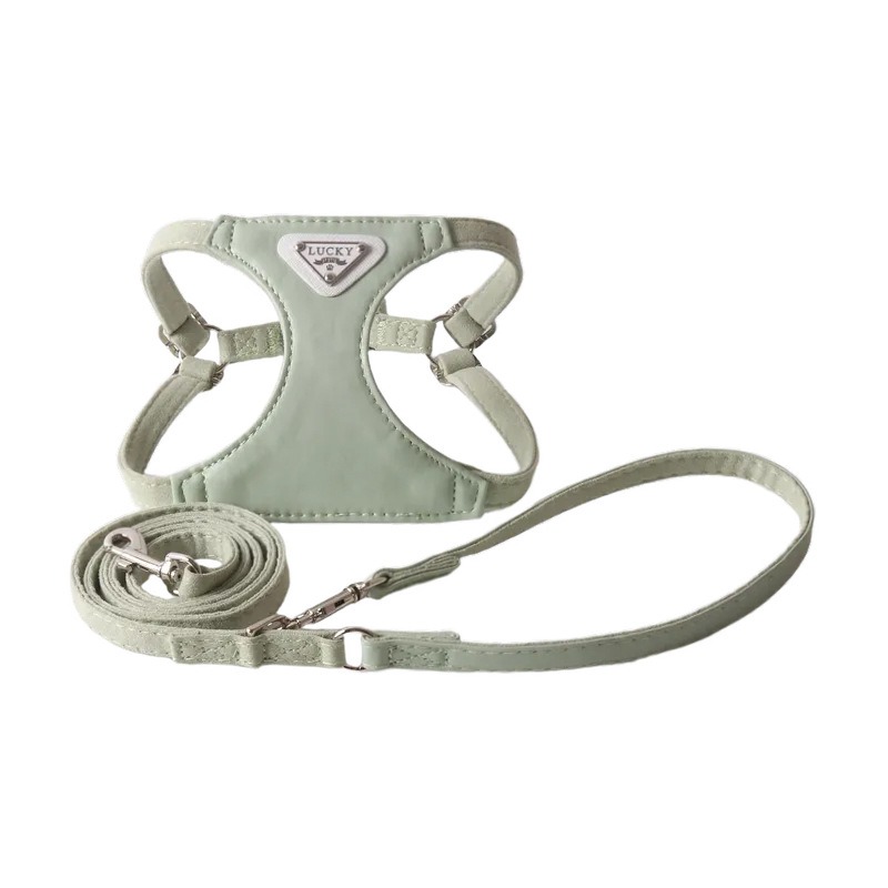 Leather Strap Quick Release - Macaron Chest Harness PU Vest Style