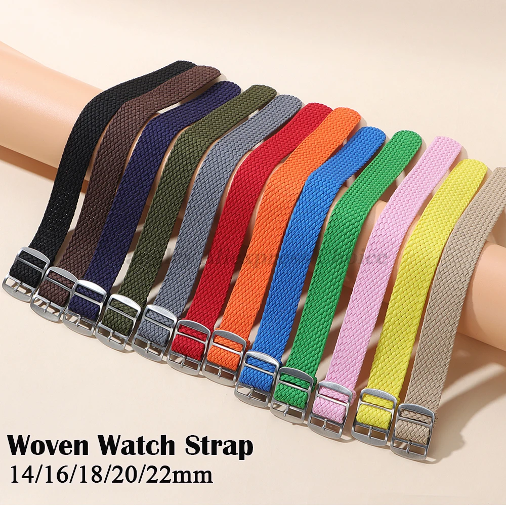 Perlon Strap Woven - 14mm 16mm 18mm 20mm 22mm Fabric