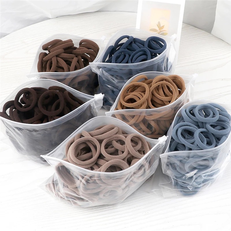 Silicone Band Women - 50PCS/Set Women Girls Basic Hair Bands