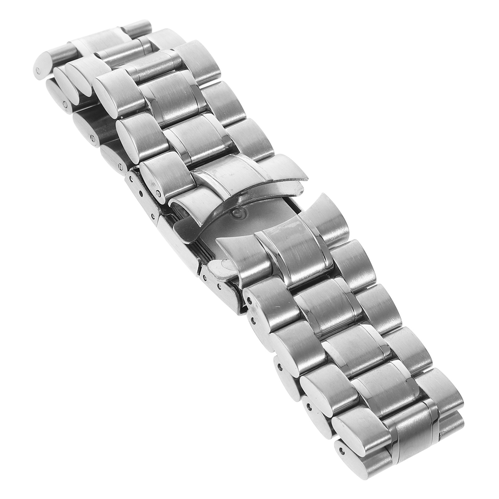 Curved Spring Bar - 4Pcs Stainless Steel Watch Strap Black
