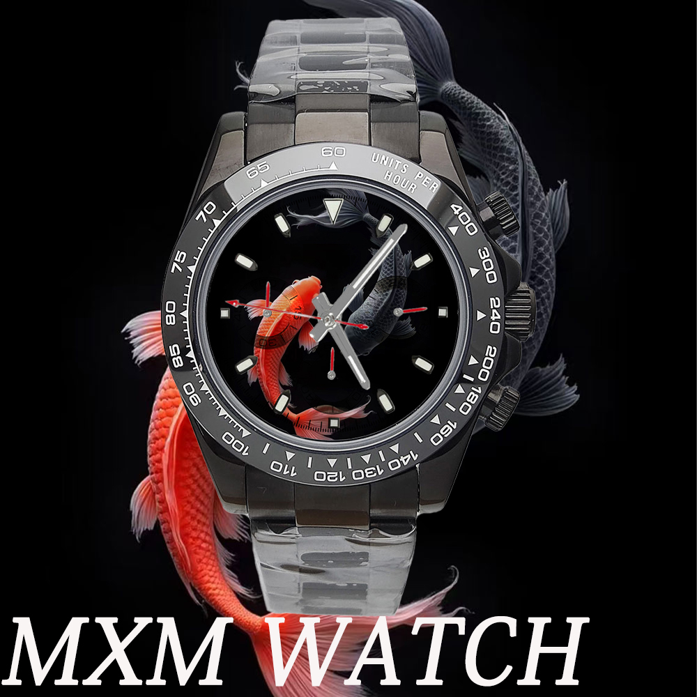 Stainless Bracelet Diver - customized Creative VK63 watch 39.3mm Men's