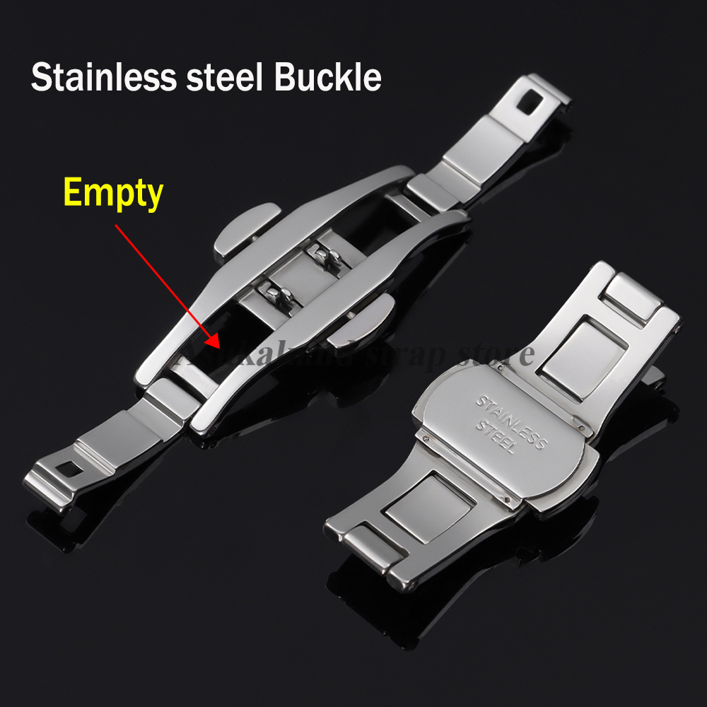 Butterfly Clasp Deployant - Stainless Steel Butterfly Buckle Watch Button