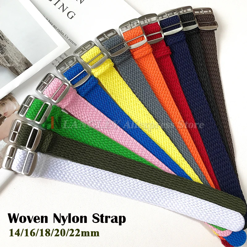 Perlon Strap Woven - Fabric Woven Nylon Watch Band for