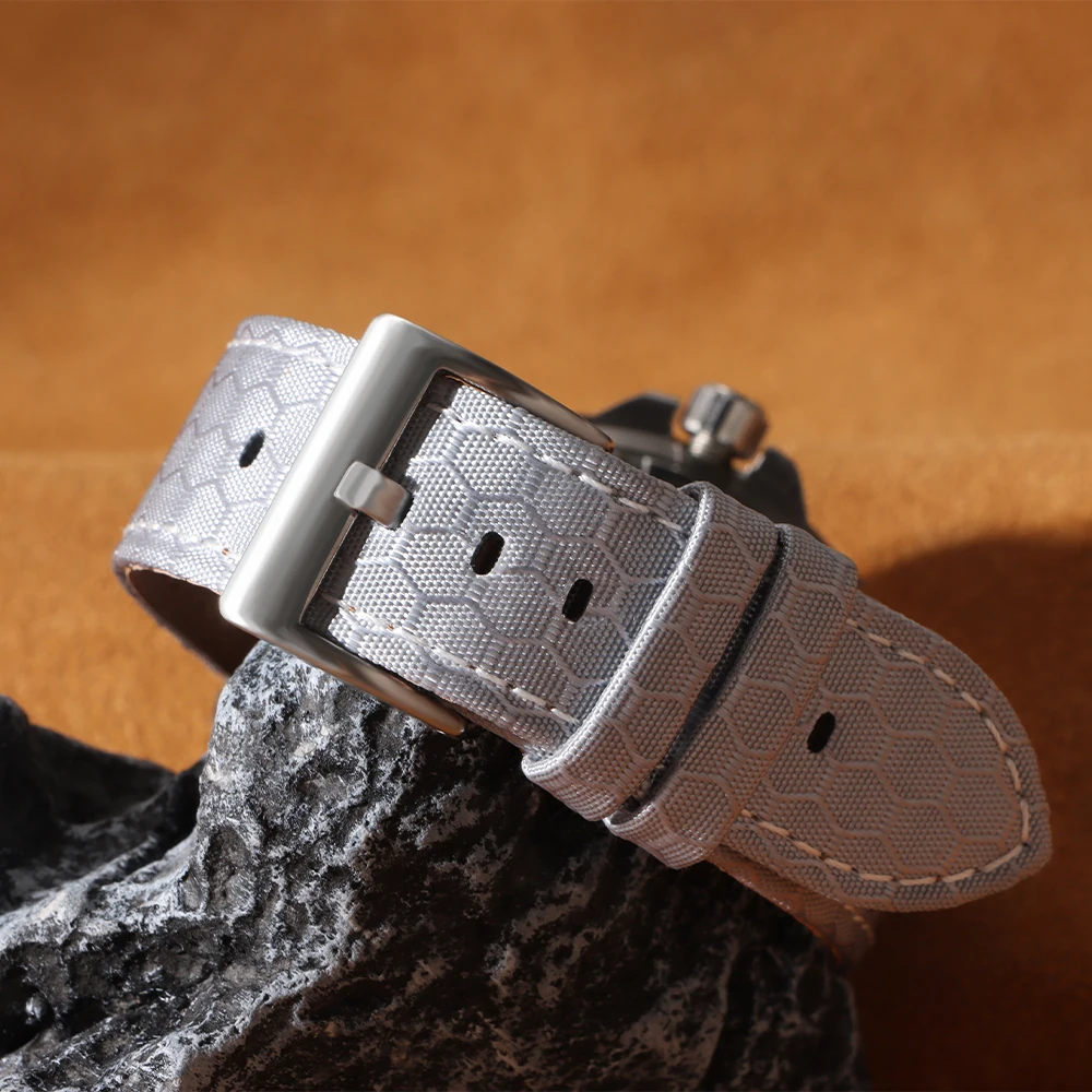 Perlon Strap Woven - 20mm 22mm Smooth Genuine Nylon Woven