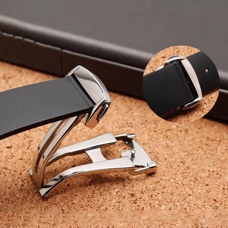Butterfly Clasp Deployant - Stainless Steel Watch Buckle for Omega