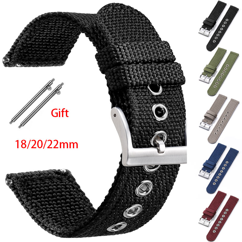 Nato Strap Nylon - Nylon Strap 18mm 20mm 22mm Band