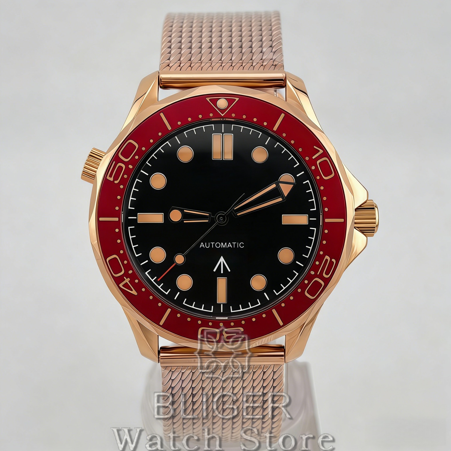 Tropic Strap Vintage - BLIGER Vintage Bronze Rose Gold 41mm