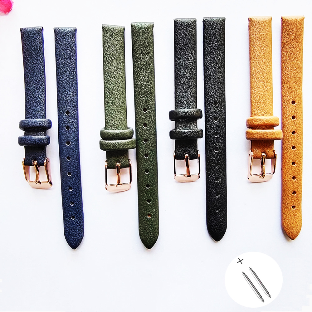 Suede Strap Watch - Genuine Suede Leather Watch Strap Vintage