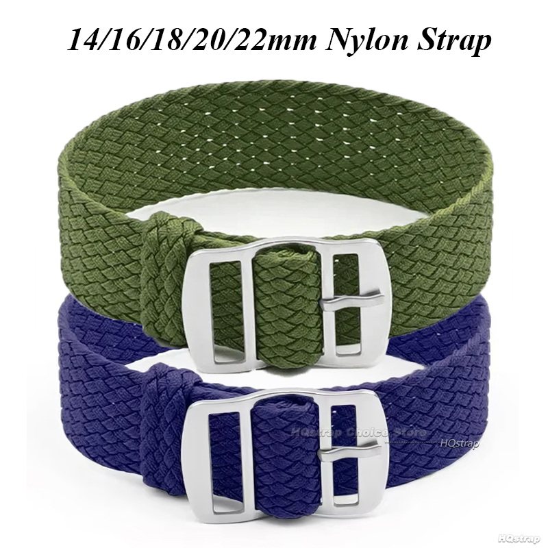 Perlon Strap Woven - 16mm 18mm 20mm 22mm Strap for