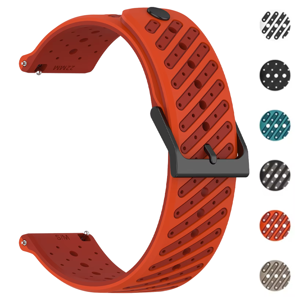 Silicone Watch Band 22Mm - Silicone Sports Band For Suunto RACE