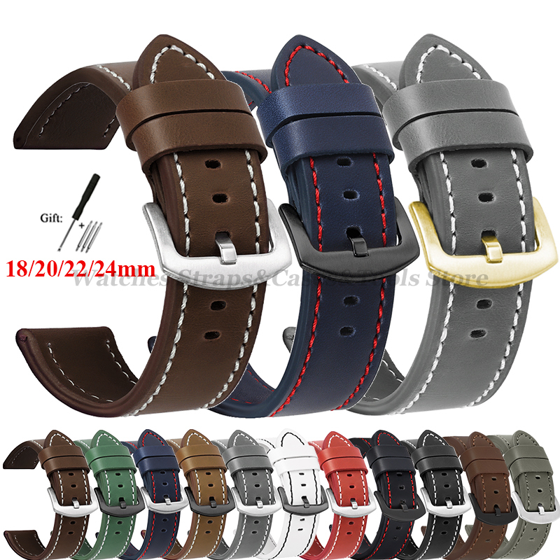 Tropic Strap Vintage - Vintage Leather Watch Band for Omega