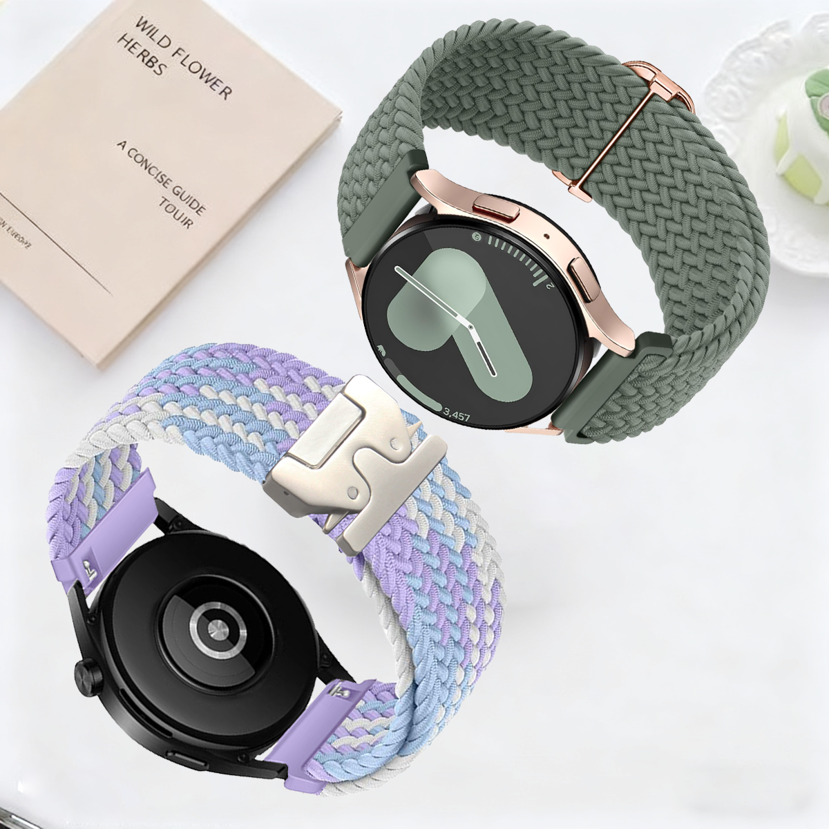 Parachute Strap Elastic - 2Pcs 18/20/22 Braided Elastic Loop for