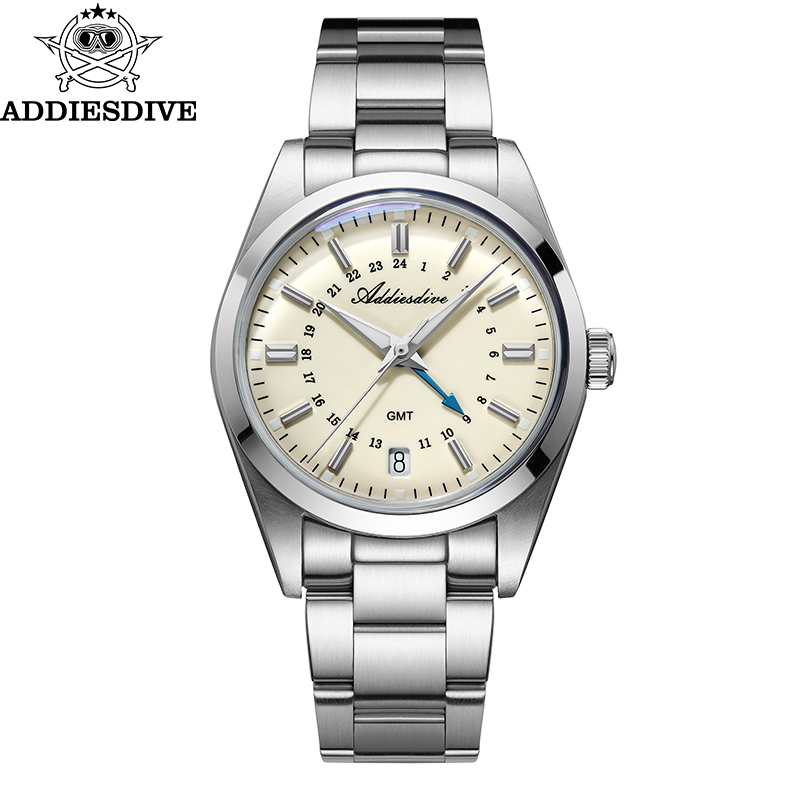 Stainless Bracelet Diver - ADDIESDIVE Hot Brand 36mm Luxury GMT