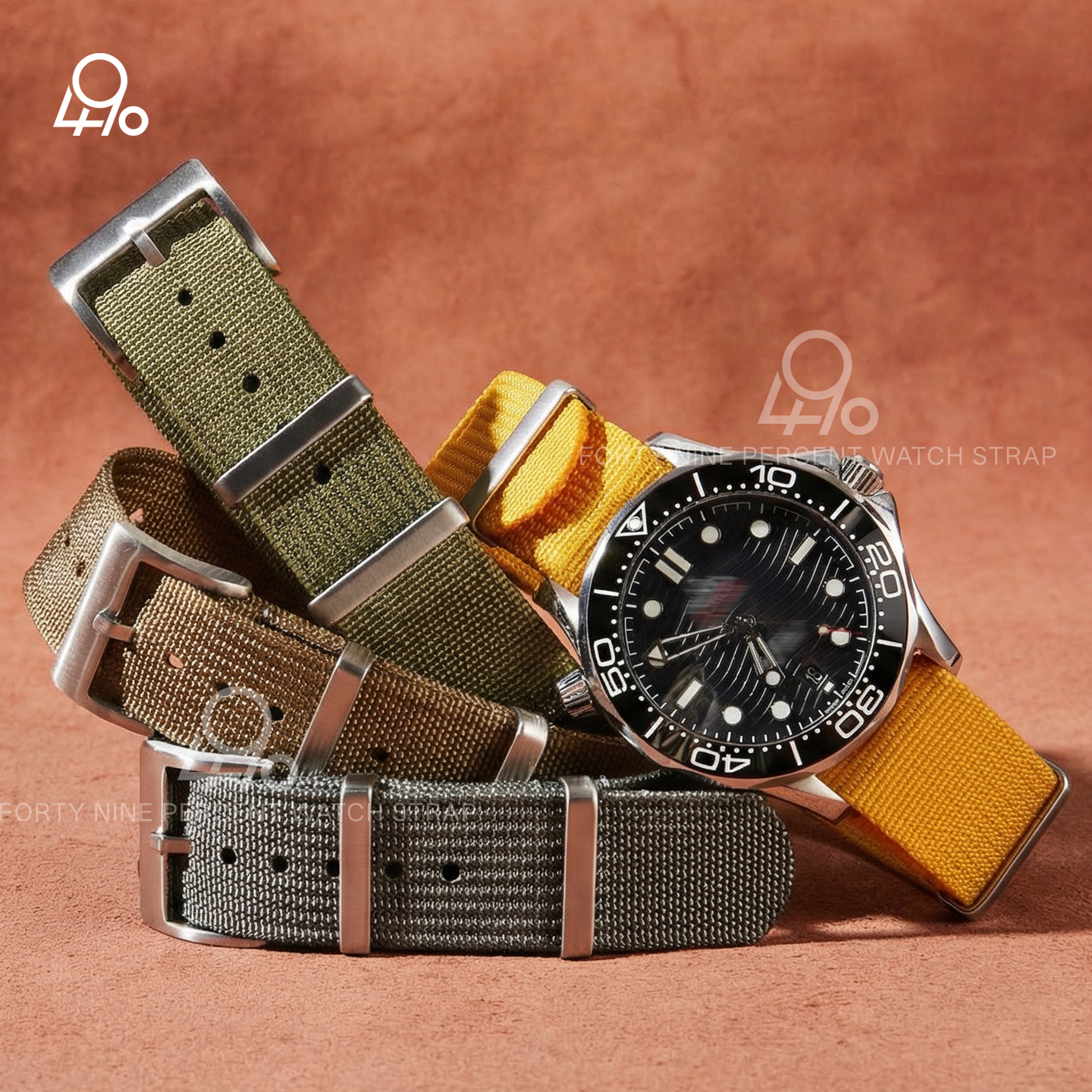 Canvas Strap Watch - High Quality Fabric Watchband 18/19/20mm Woven