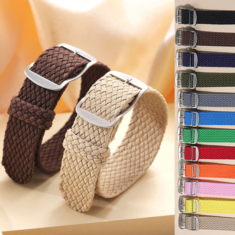 Perlon Strap Woven - Nylon Woven Canvas Watch Band for