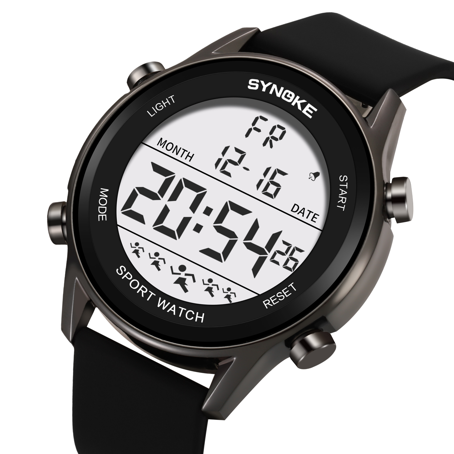 Rubber Strap Diver - Digital Watches For Men Waterproof SYNOKE