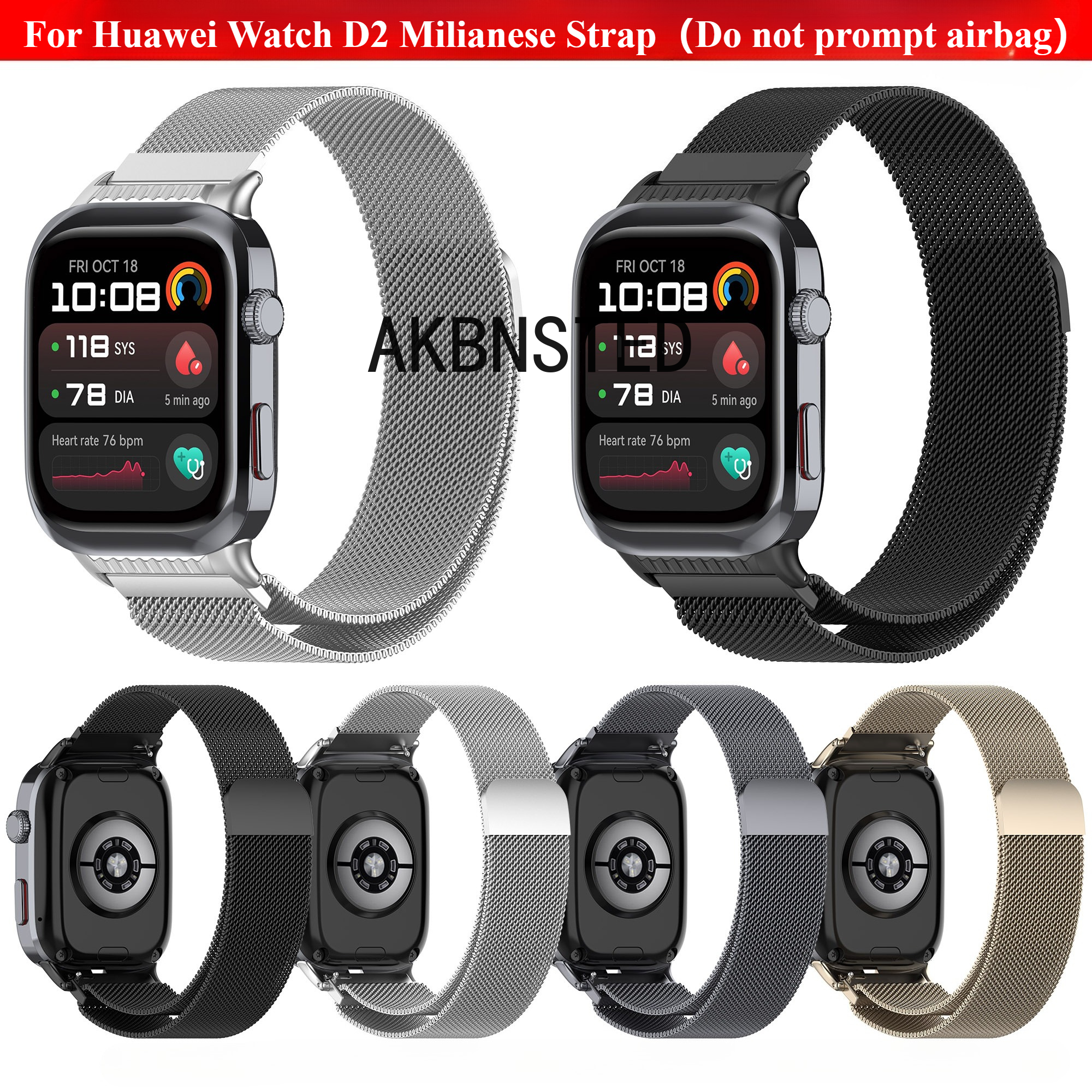 Milanese Loop Magnetic - Milanese Magnetic Loop Band Strap For