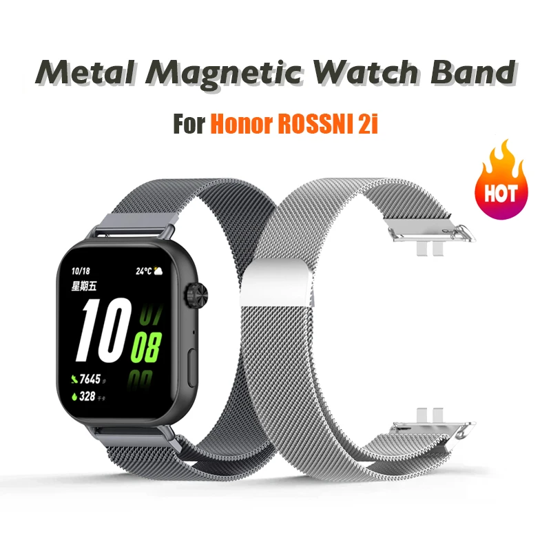 Milanese Loop Magnetic - Stainless Steel Metal Magnetic Milanese Strap