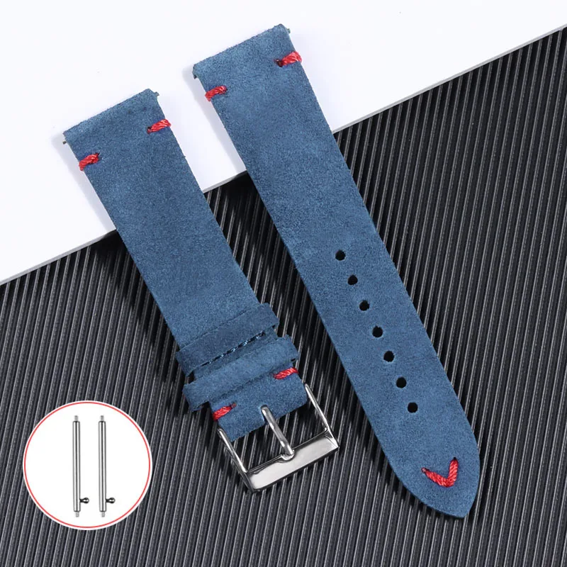 Suede Strap Watch - 18mm 20mm 22mm High Quality Suede