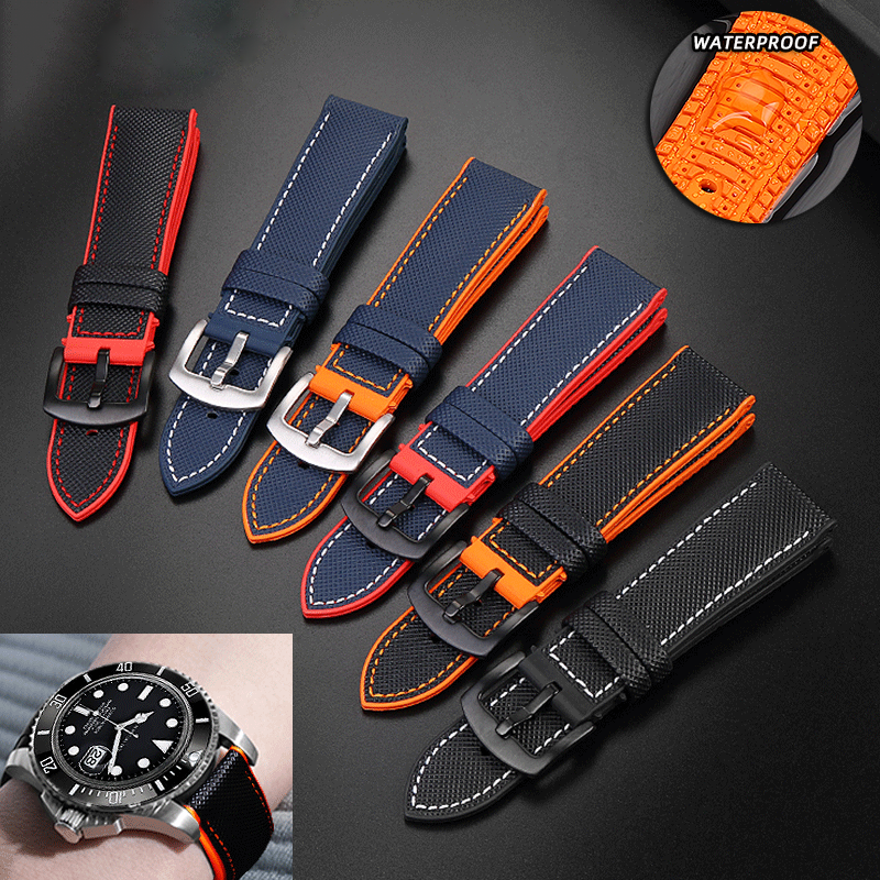 Nato Strap Nylon - For Omega Tissot MIDO IWC Watchband