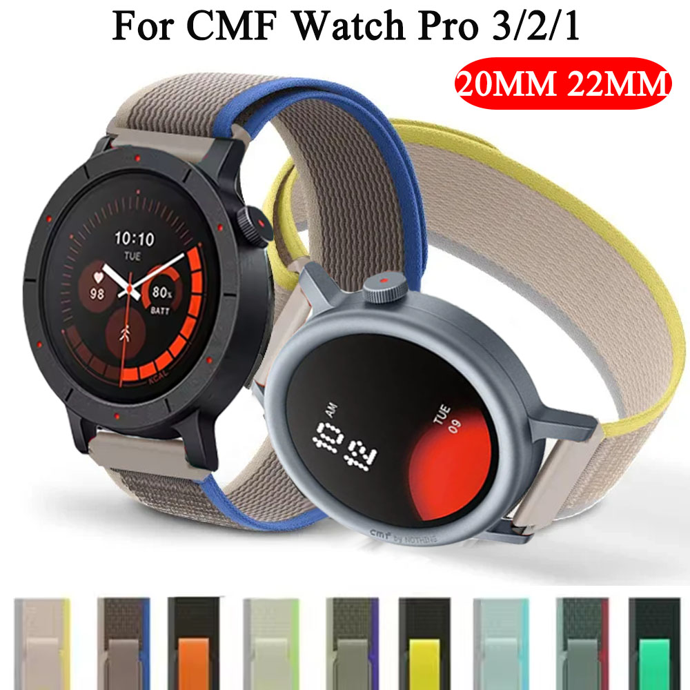 Sport Loop Velcro - 20/22mm Trail Loop Watchband For CMF