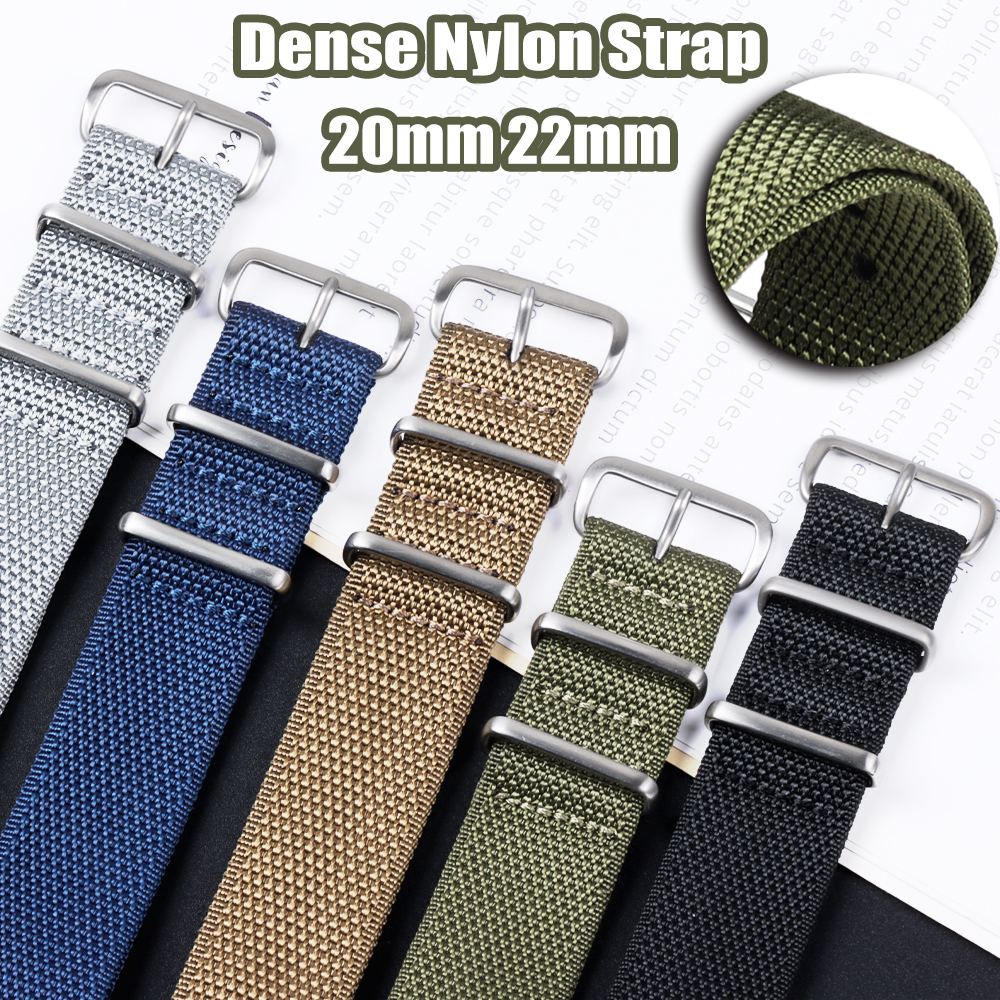 Perlon Strap Woven - Dense Nylon Strap 20mm 22mm Woven