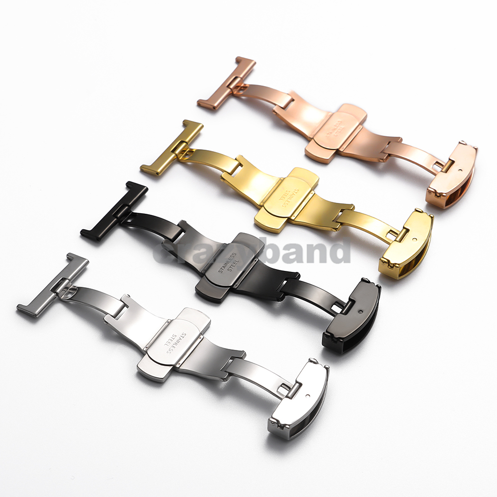 Stainless Steel Universal Butt - Butterfly Clasp Deployant reseña y precio