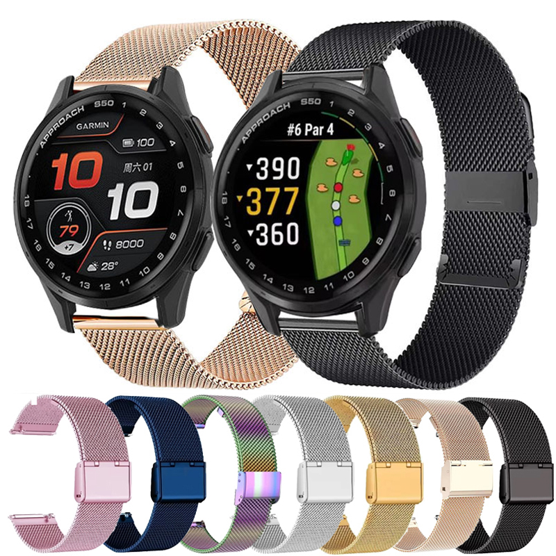 22mm 20mm Mesh Loop For Garmin - Milanese Loop Magnetic reseña y precio