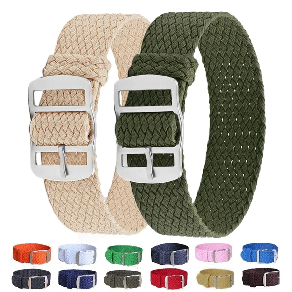 14mm 16mm 18mm 20mm 22mm Perlo - Perlon Strap Woven reseña y precio
