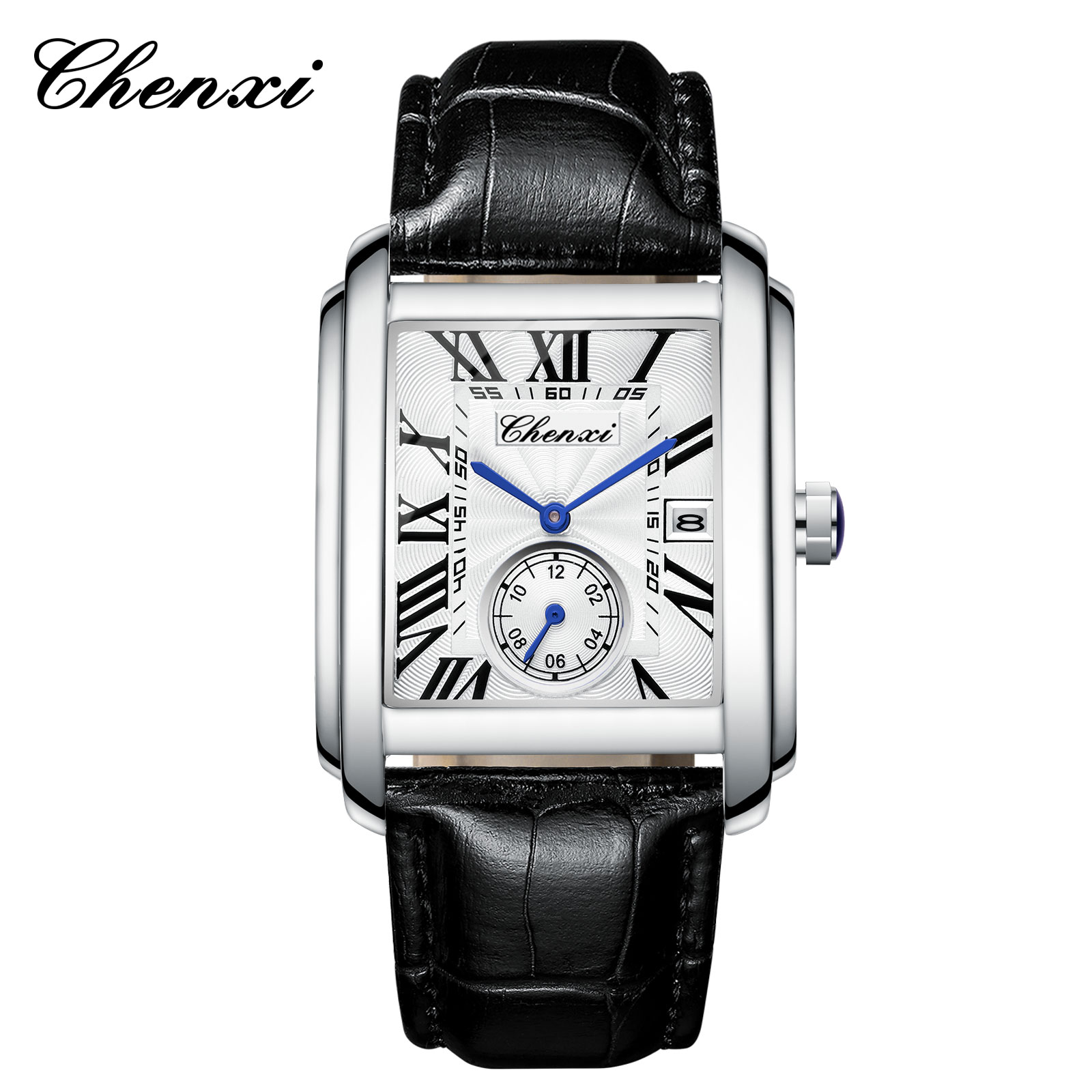 Chenxi 8216 New Fashion Boy Cl - Leather Watch Band Men reseña y precio