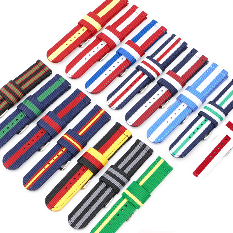 Nylon Watch Strap 20mm 22mm Qu - Canvas Strap Watch reseña y precio