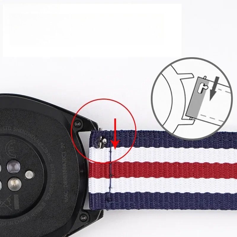 Nylon Watch Strap 20mm 22mm Qu - Canvas Strap Watch reseña y precio