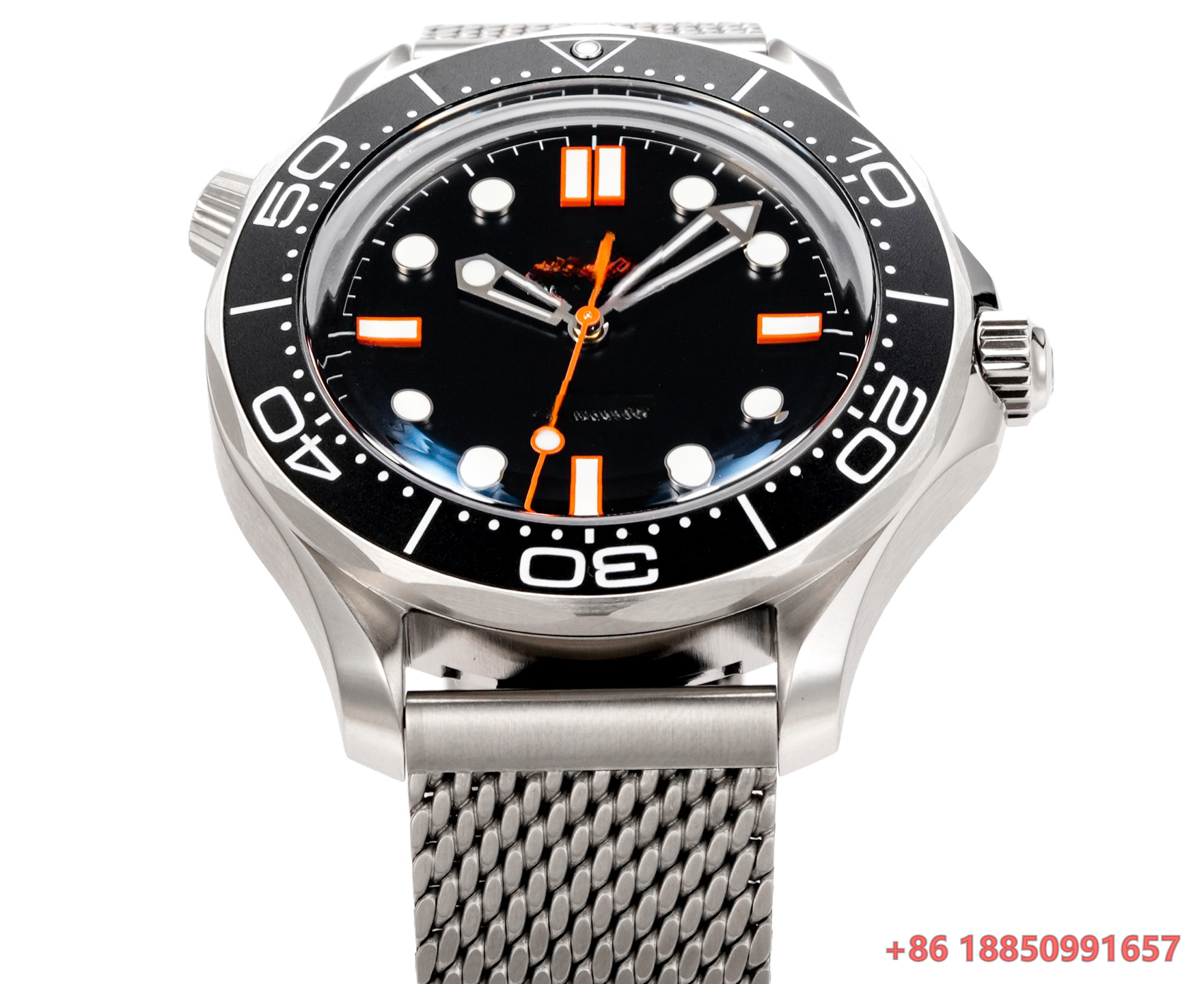 42mm Diver Style Automatic Mec - Rubber Strap Diver reseña y precio
