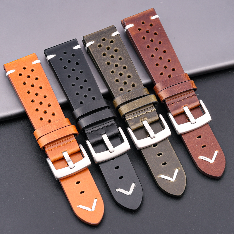 Breathable Genuine Leather Qui - Nato Strap Nylon reseña y precio
