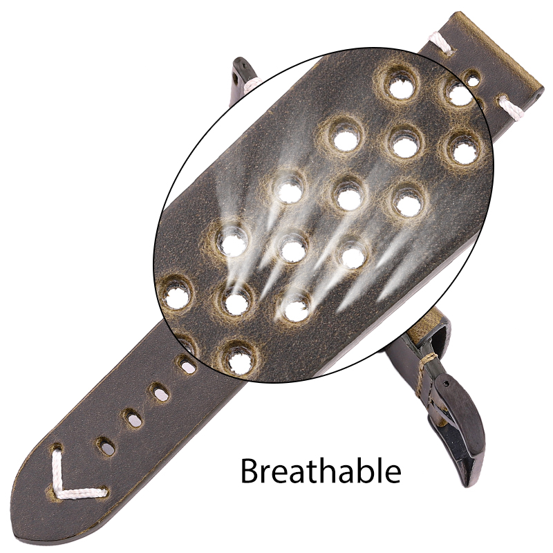 Breathable Genuine Leather Qui - Nato Strap Nylon reseña y precio