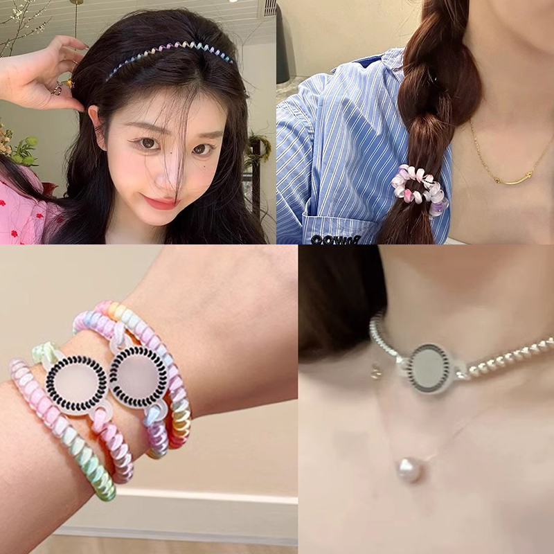 Elastic Fashion Telephone Line - Silicone Band Women reseña y precio