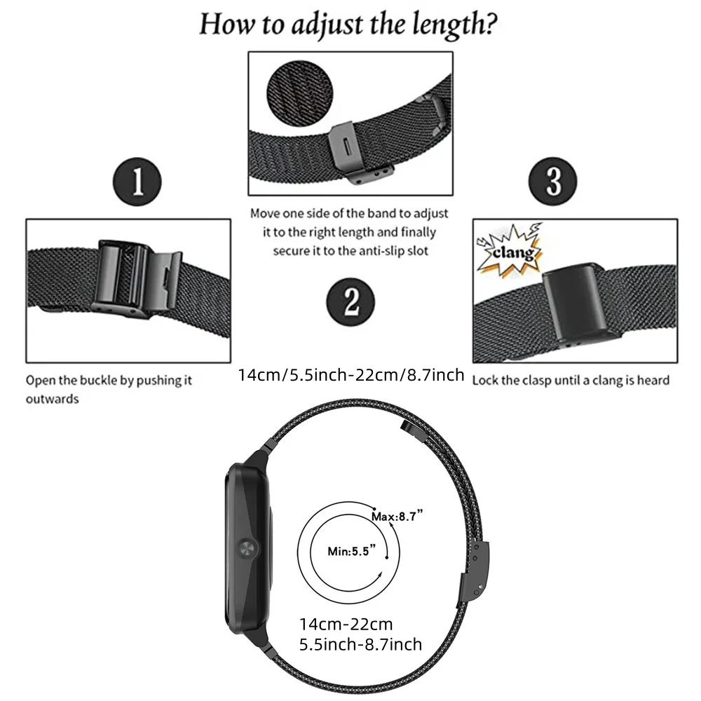 Metal Bands for Huawei Band 6/ - Mesh Strap Metal reseña y precio