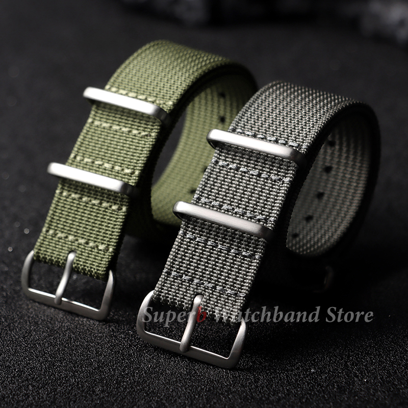 18mm 19mm 20mm 22mm New Ribbed - Canvas Strap Watch reseña y precio