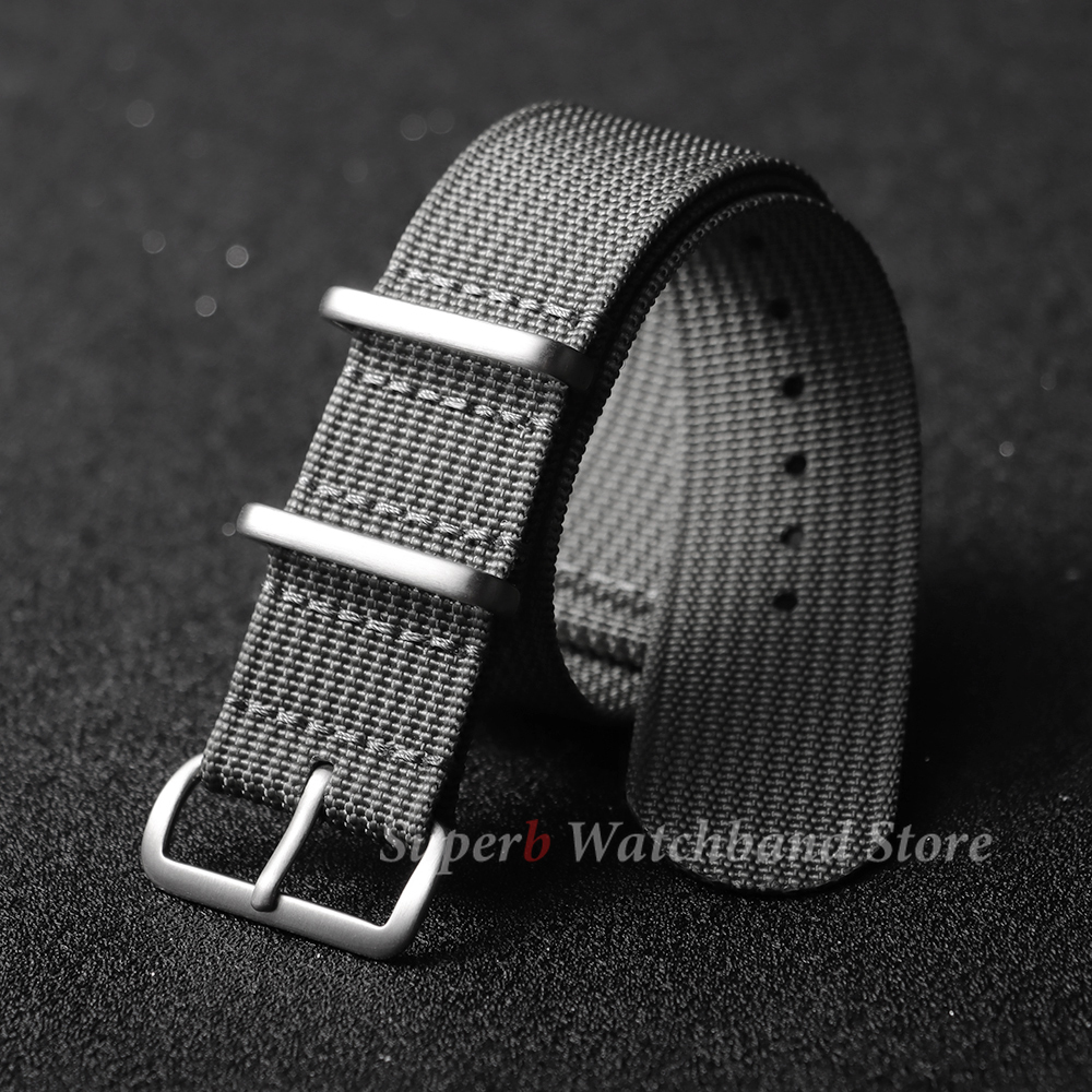 18mm 19mm 20mm 22mm New Ribbed - Canvas Strap Watch reseña y precio