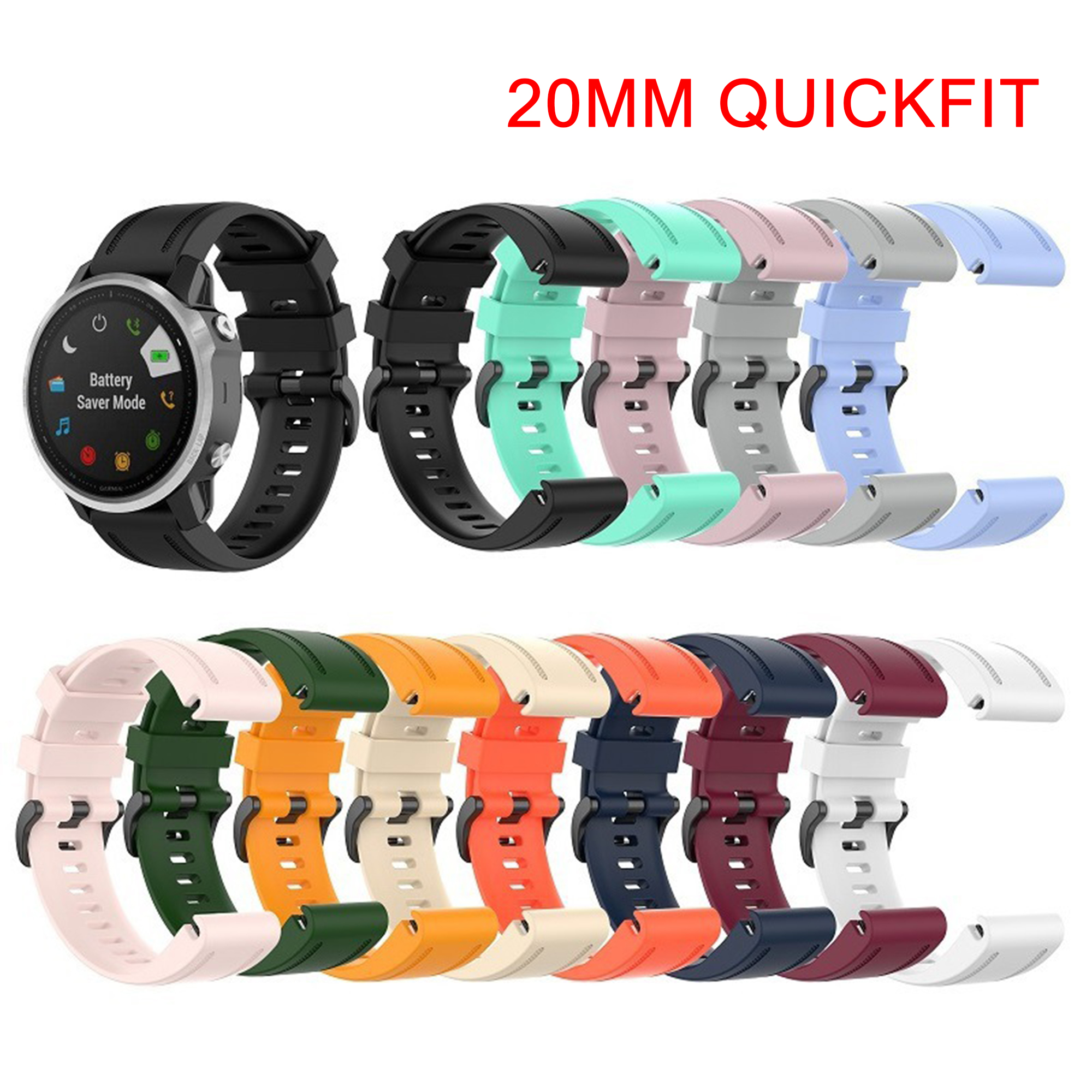 Watch Bands For Garmin Fenix 8 - Silicone Watch Band 22Mm reseña y precio