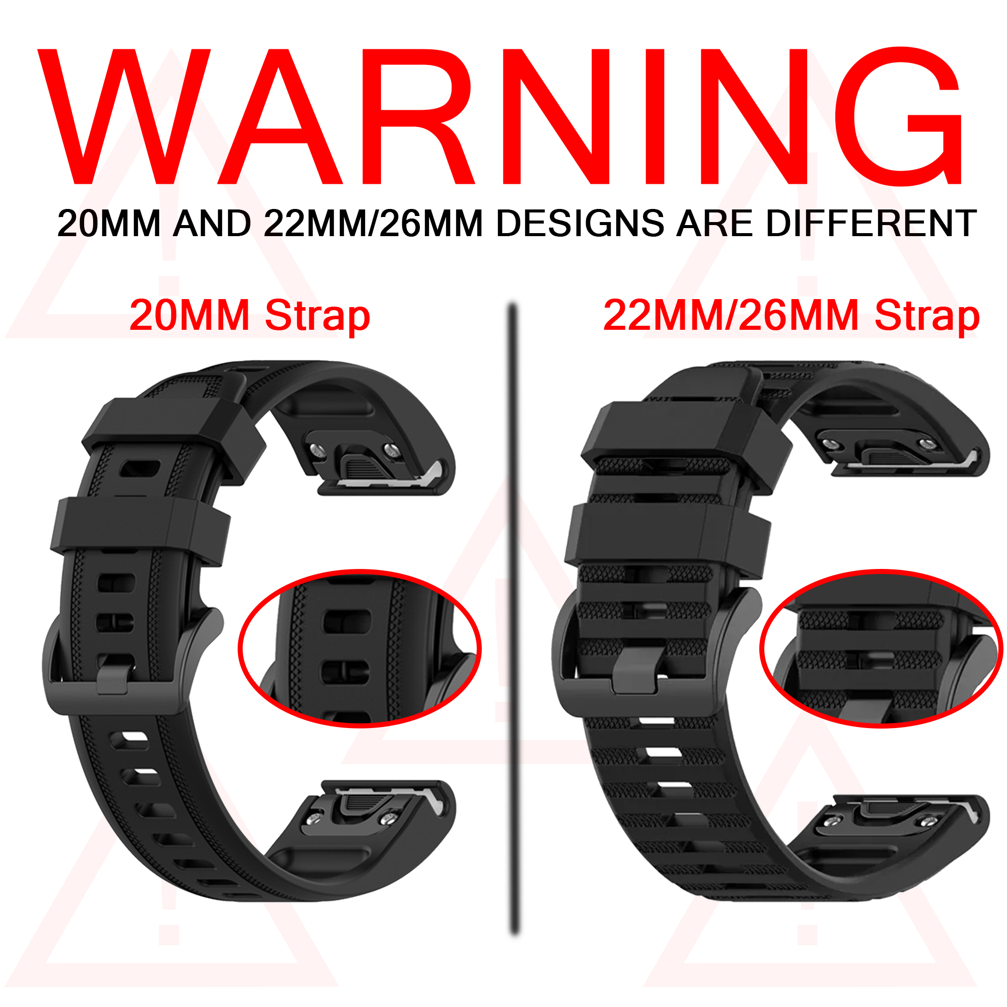 Watch Bands For Garmin Fenix 8 - Silicone Watch Band 22Mm reseña y precio