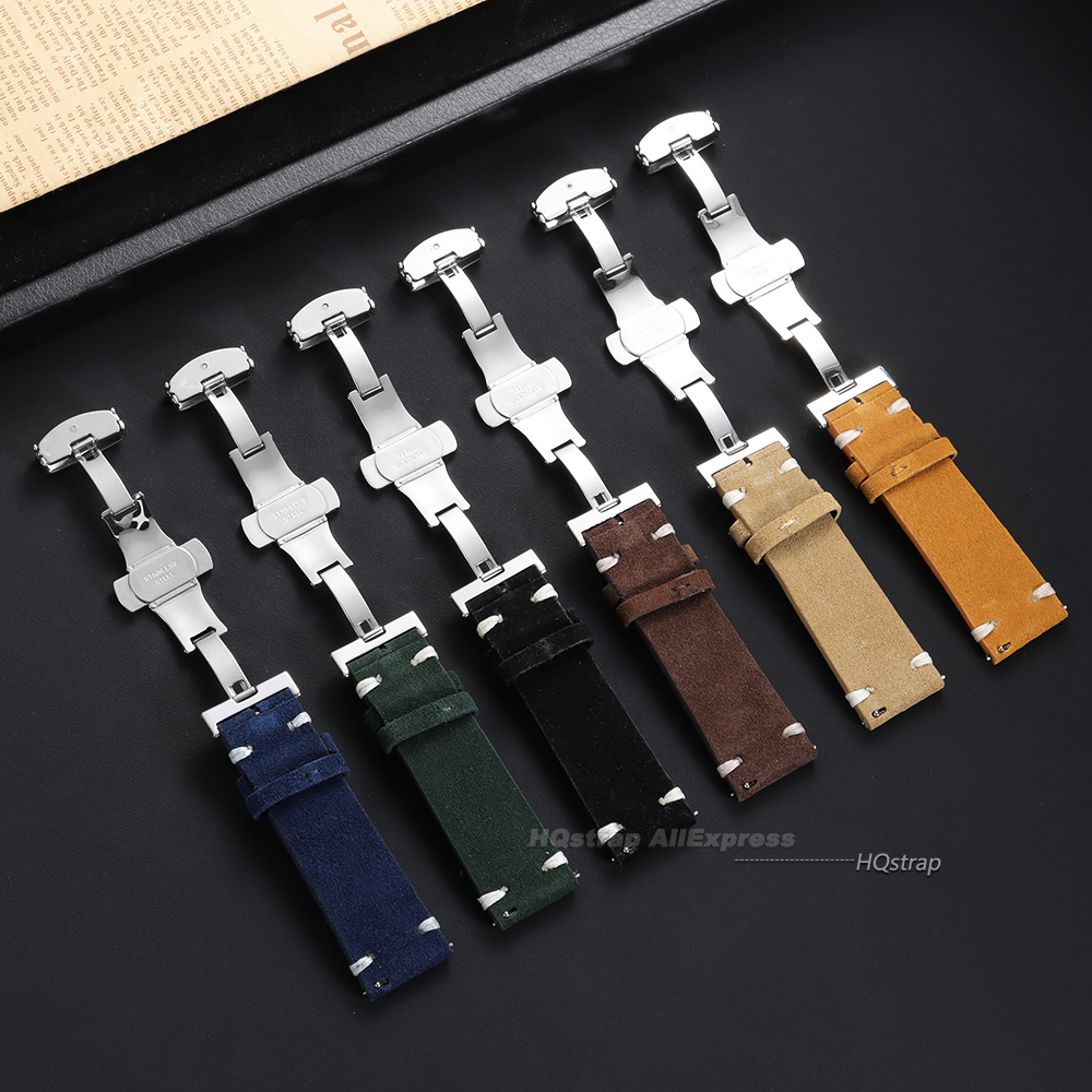 Suede Leather Watch Strap 18mm - Suede Strap Watch reseña y precio