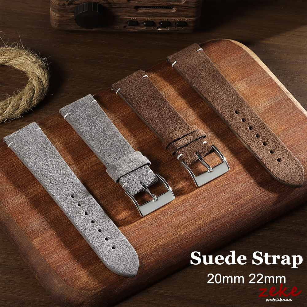 20mm 22mm Wristband Quick Rele - Suede Strap Watch reseña y precio